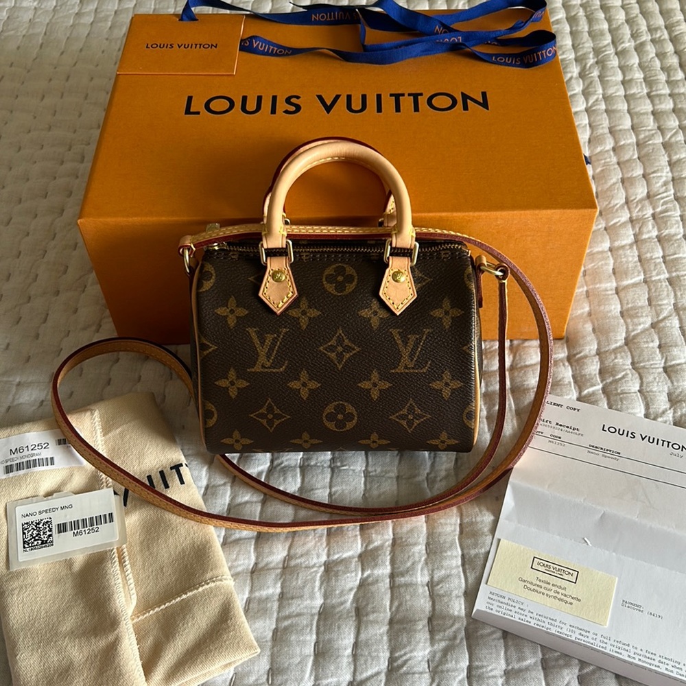Louis Vuitton Nano Speedy M61252